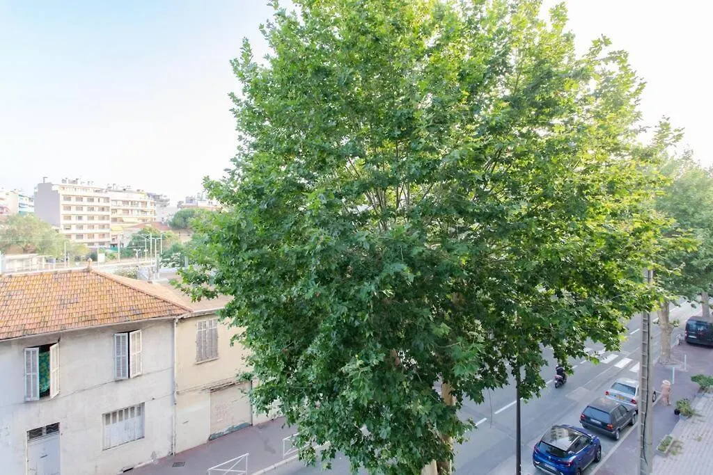 A12 - 1 Bdr Centre Train Station 5 Min Sea - Ac, Parking & Terrace Apartment Antibes 0*,