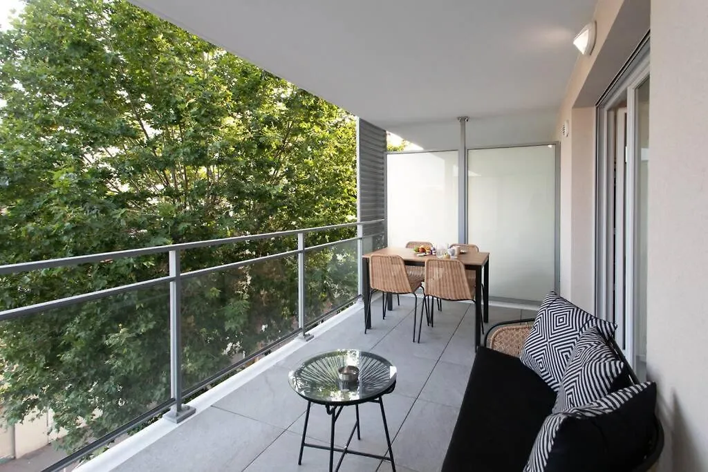 A12 - 1 Bdr Centre Train Station 5 Min Sea - Ac, Parking & Terrace Apartment Antibes 0*,